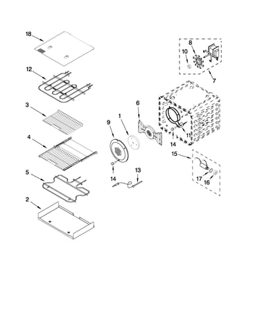 Internal oven parts