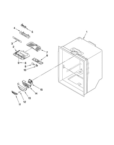 Refrigerator liner parts
