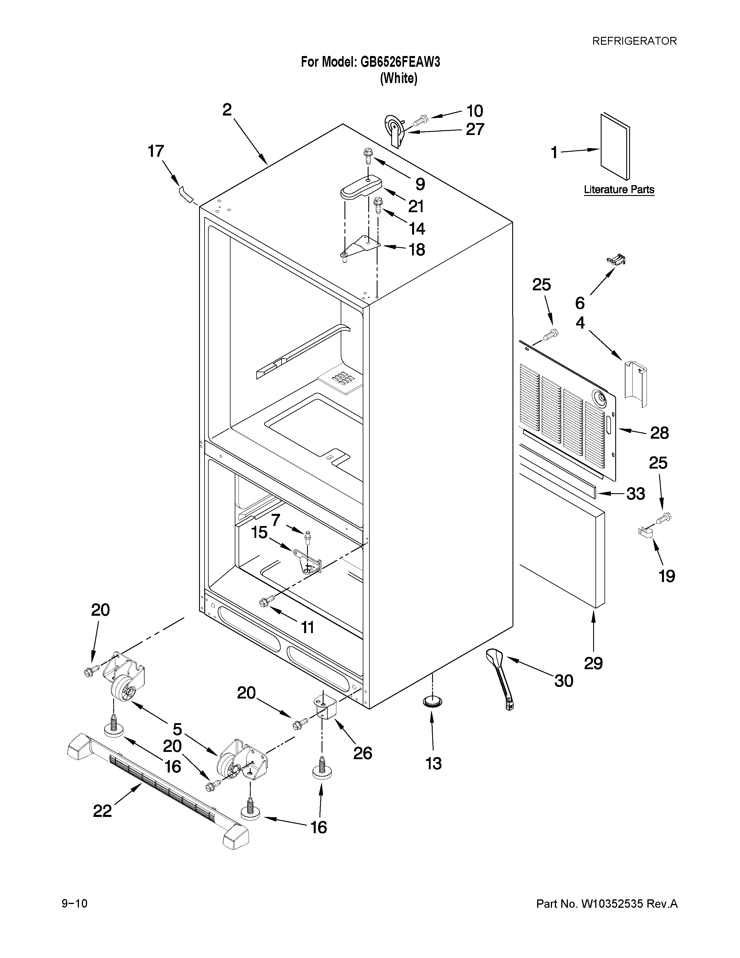 Cabinet parts