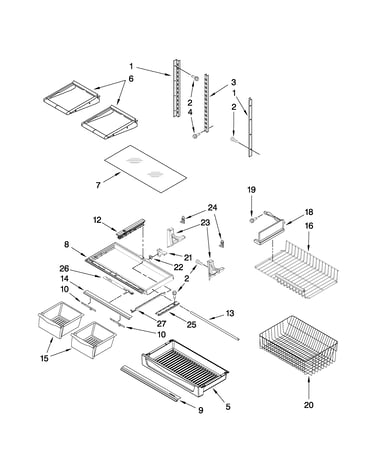 Shelf parts