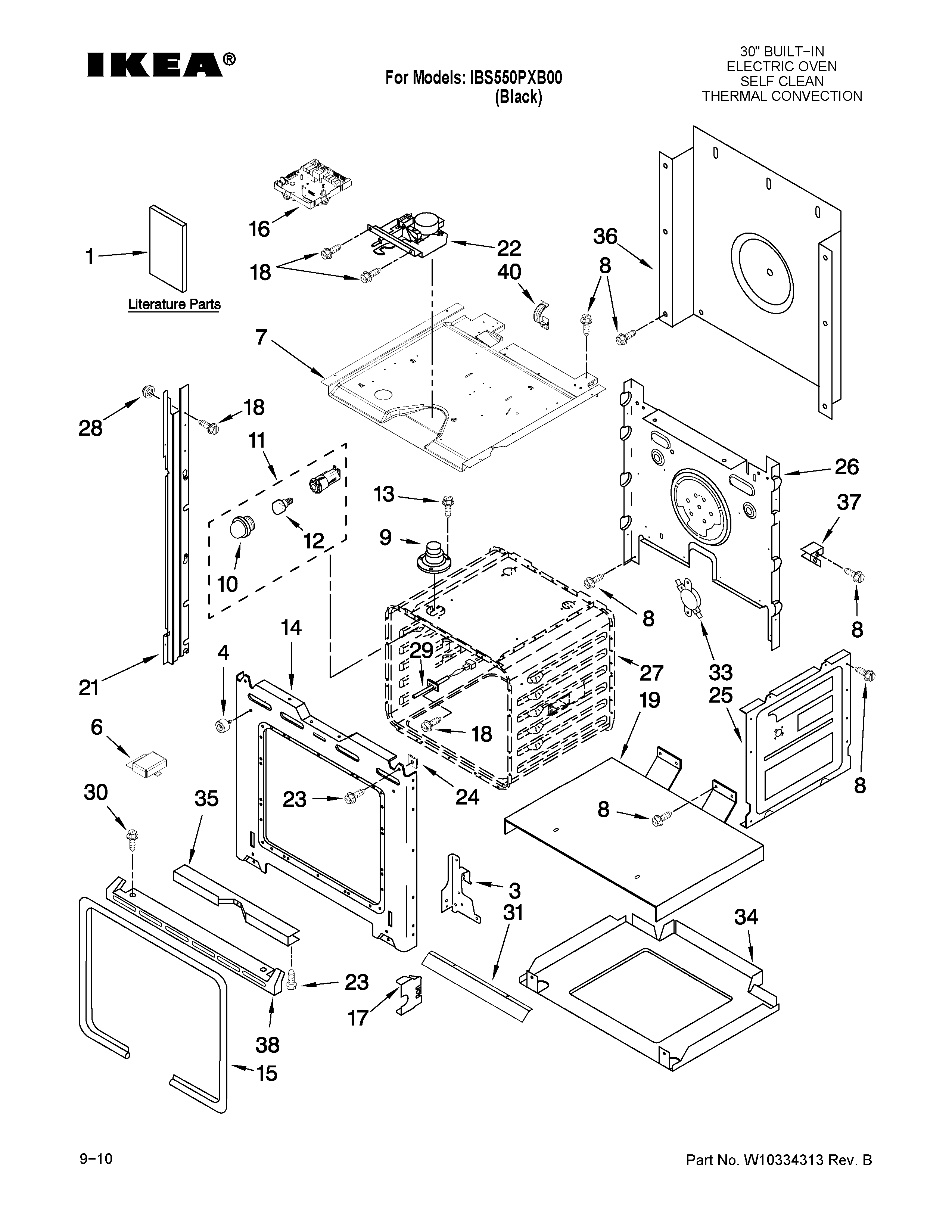 Oven parts