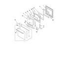Ikea IBS550PXB00 oven door parts diagram