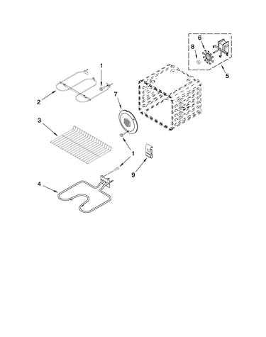 Internal oven parts