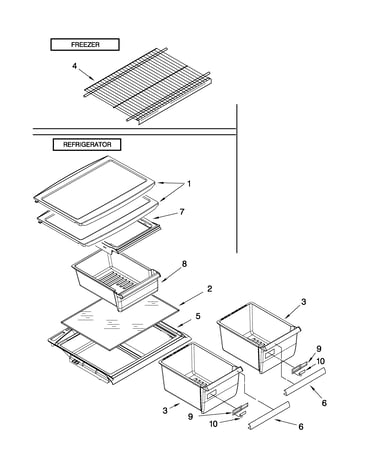 Shelf parts