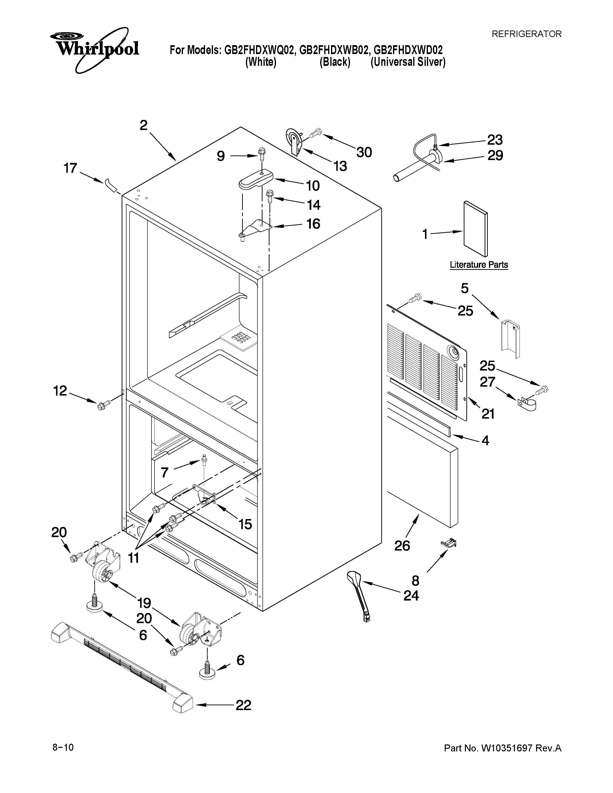 CABINET PARTS