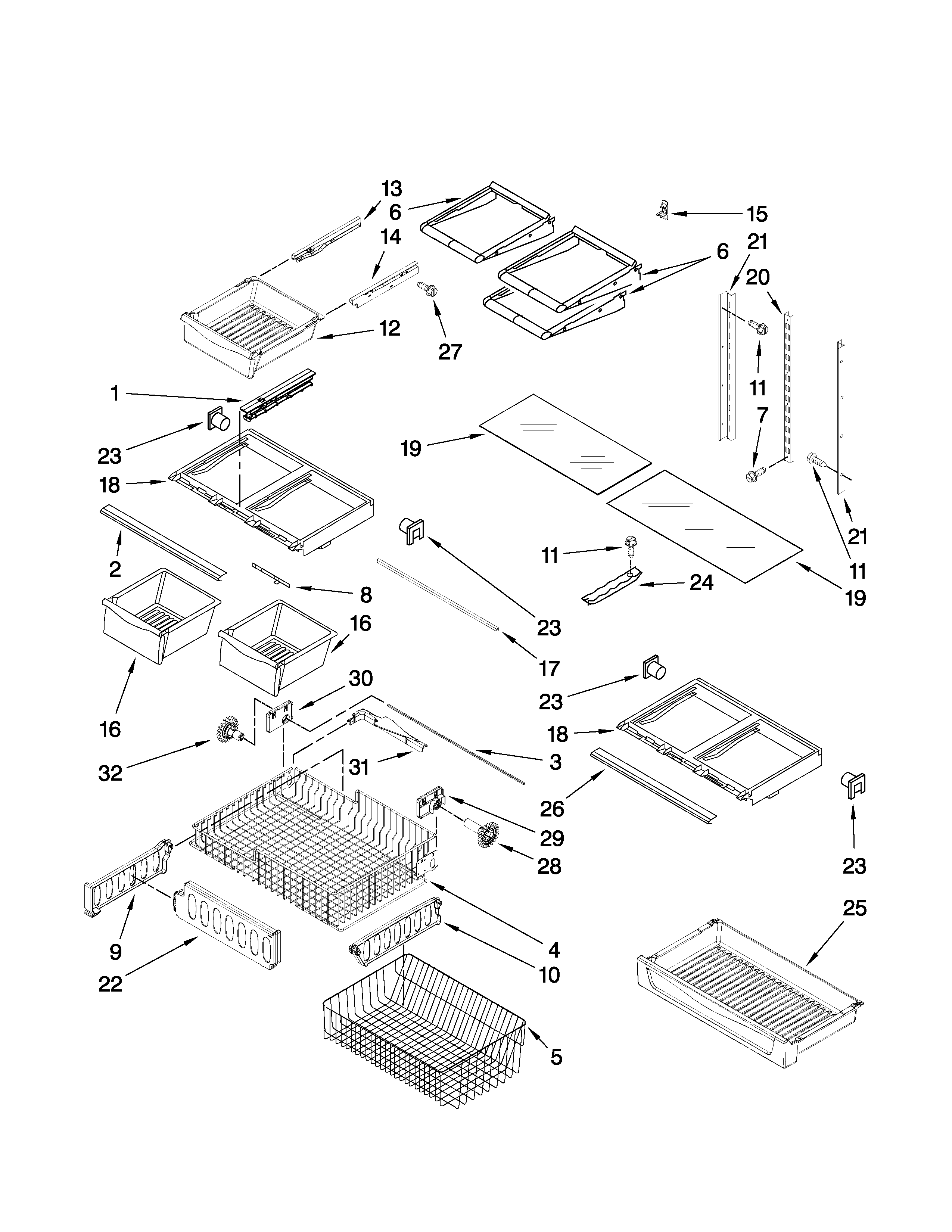 SHELF PARTS