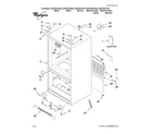 Whirlpool GX2FHDXVT03 cabinet parts diagram