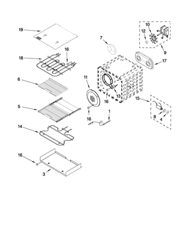 Internal oven parts