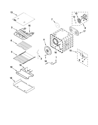 Internal oven parts