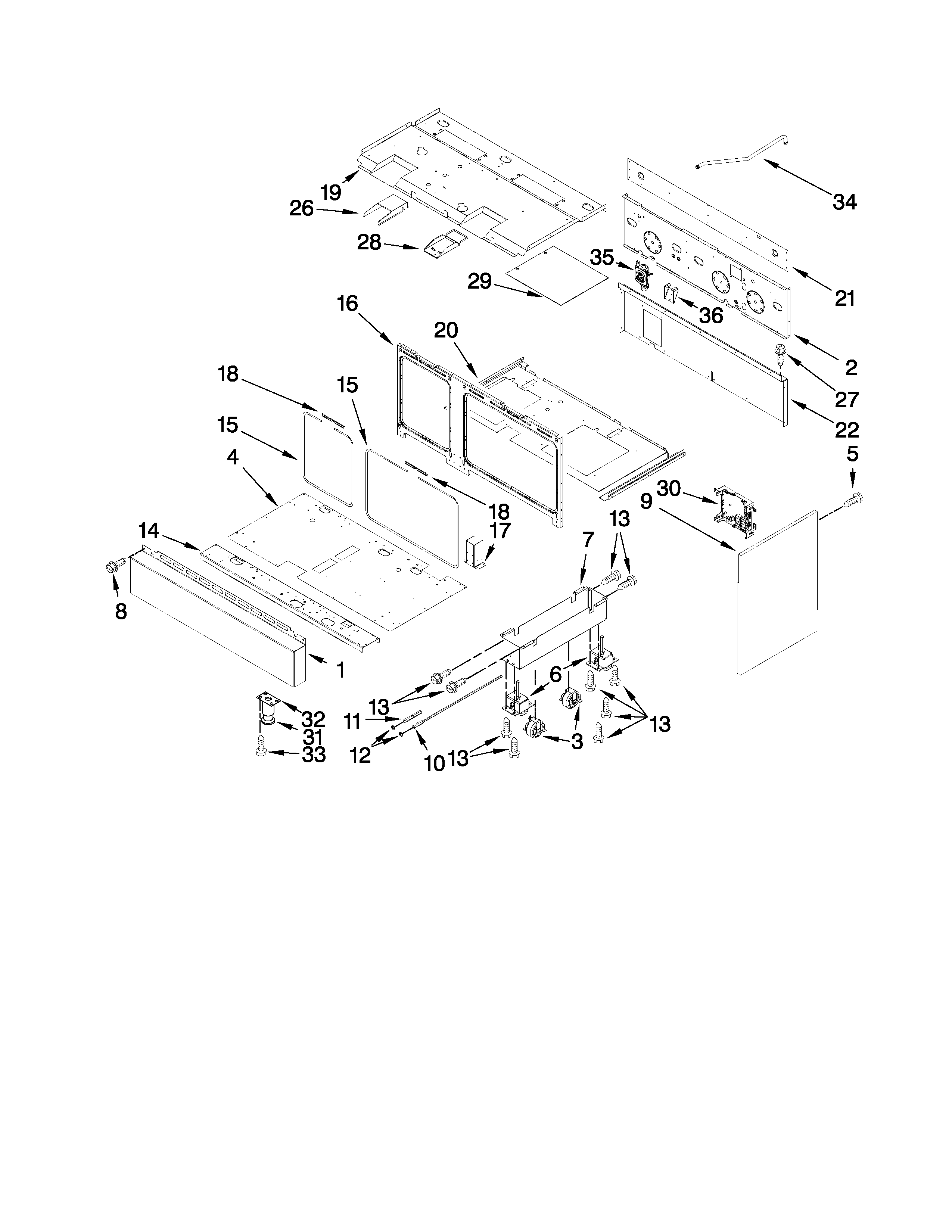 48" chassis parts