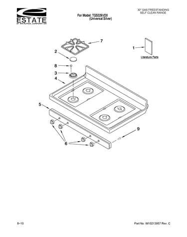 Cooktop parts
