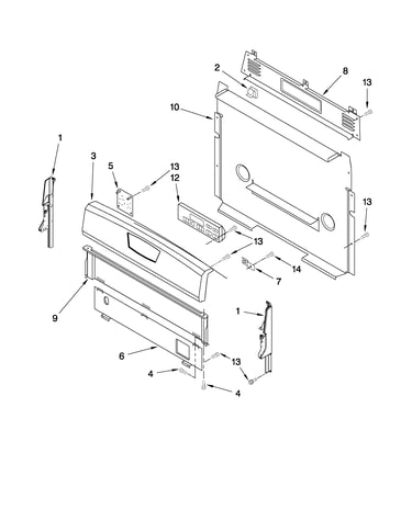 Control panel parts