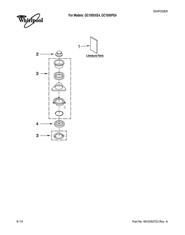 Upper housing and flange parts