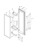 Refrigerator door parts
