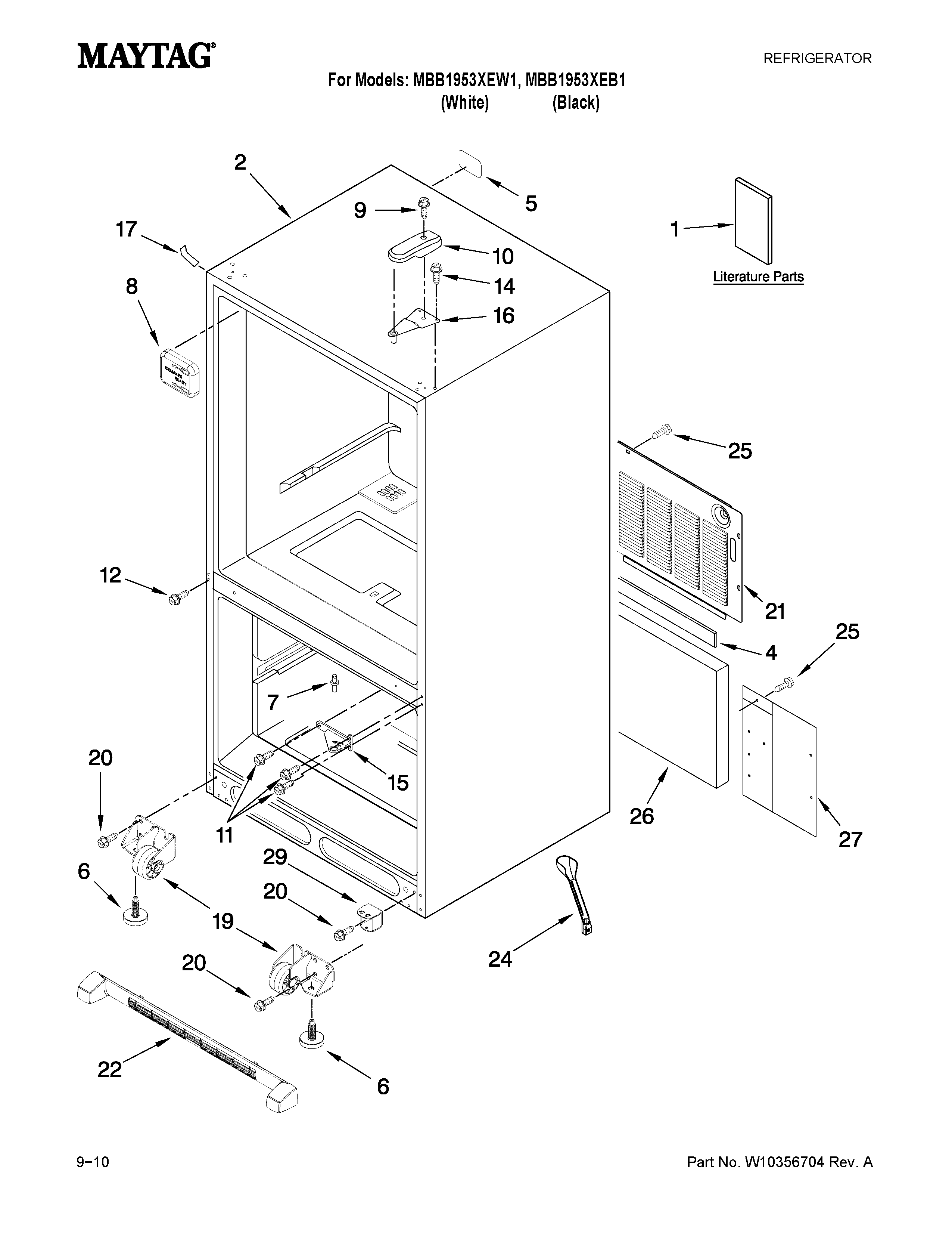 CABINET PARTS