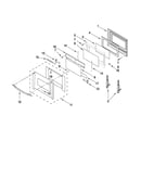 Oven door parts
