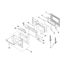 Oven door parts