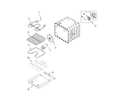 Whirlpool GBS309PVQ03 internal oven parts diagram
