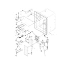 KitchenAid KFIS20XVBL2 refrigerator liner parts diagram