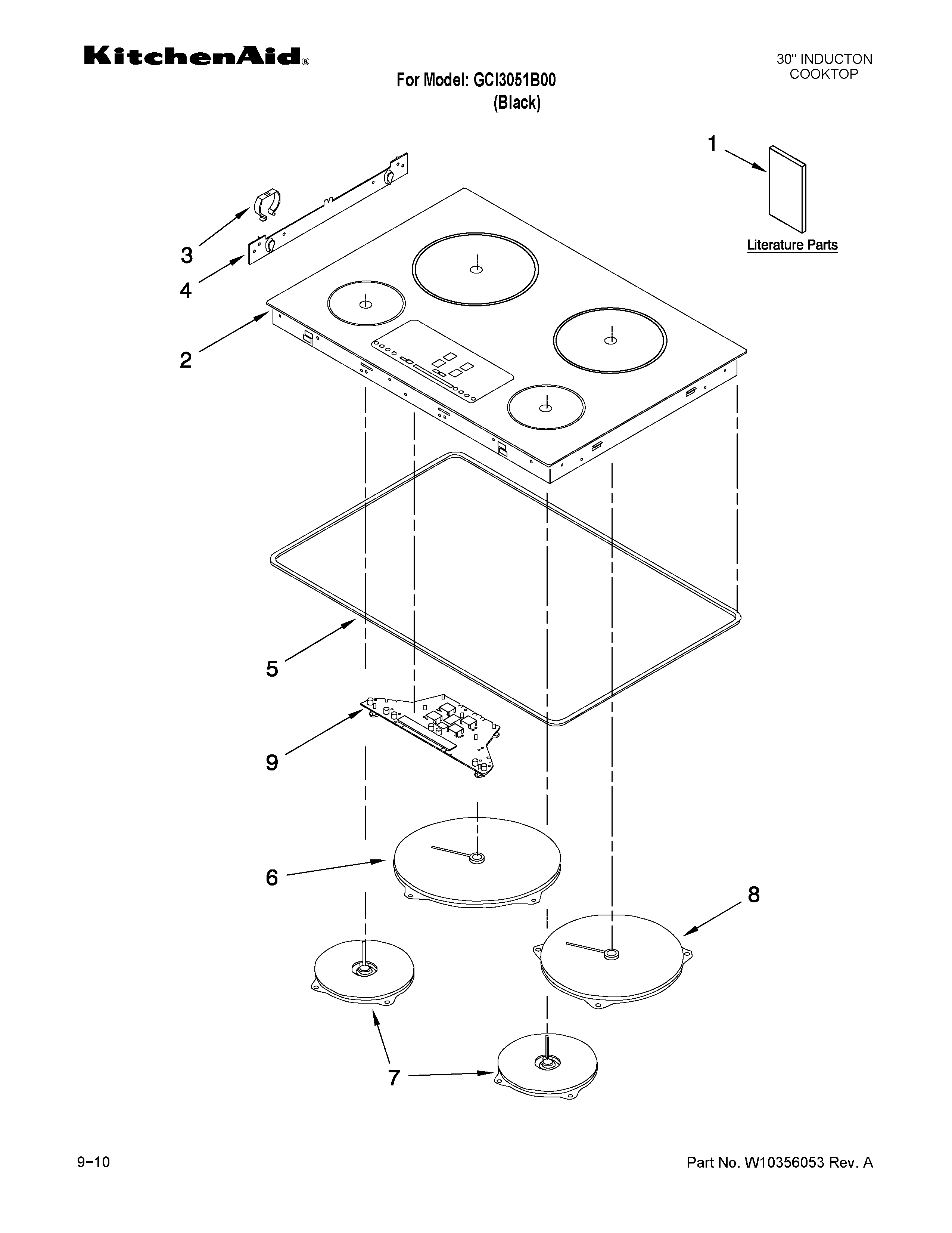 Cooktop parts