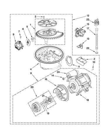 Pump and motor parts