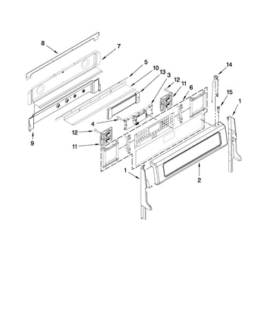 Control panel parts