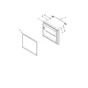 Maytag MBL2258XES1 freezer door parts diagram