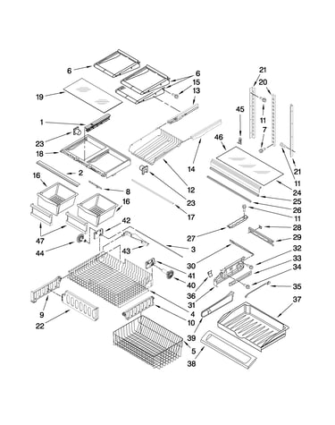 Shelf parts