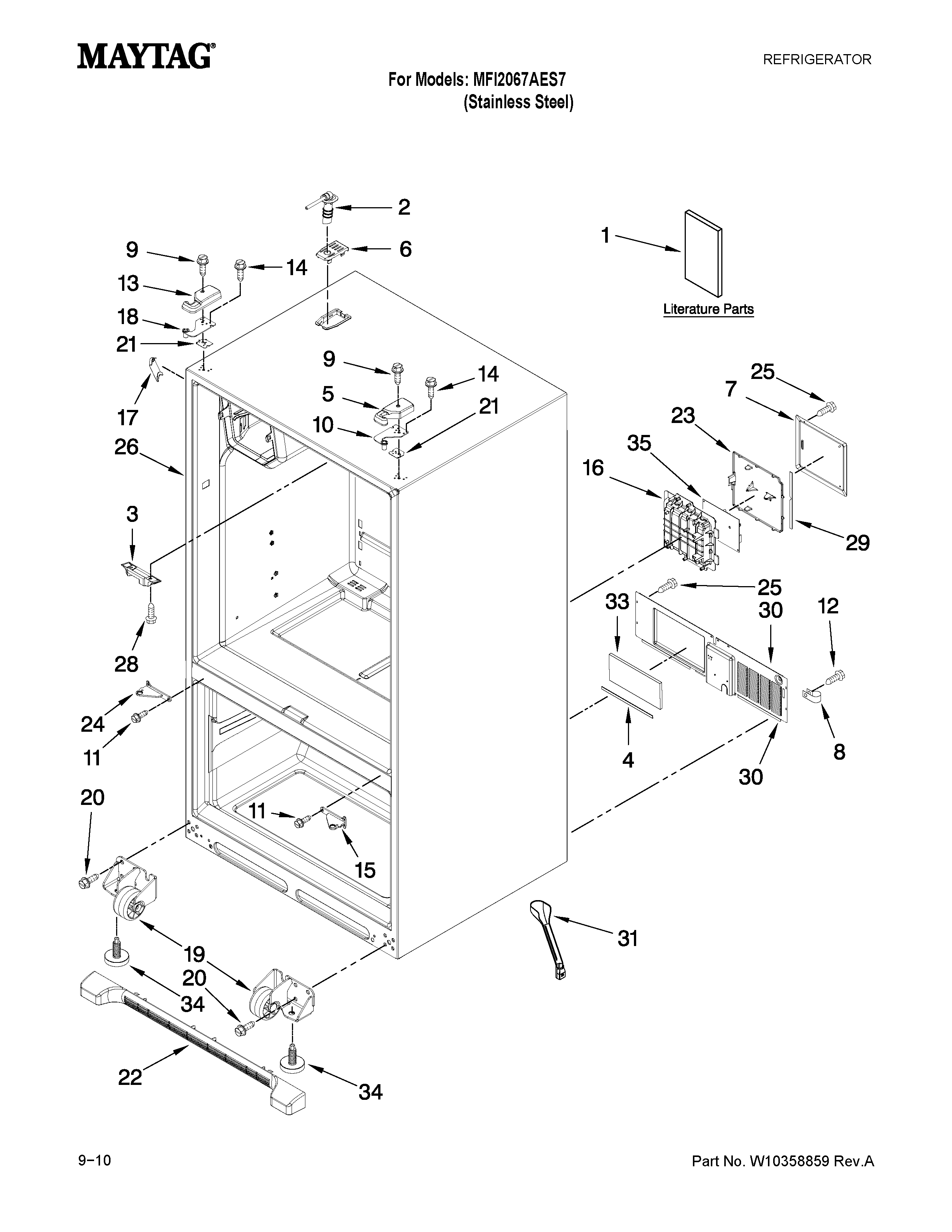 Cabinet parts