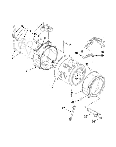 Tub and basket parts
