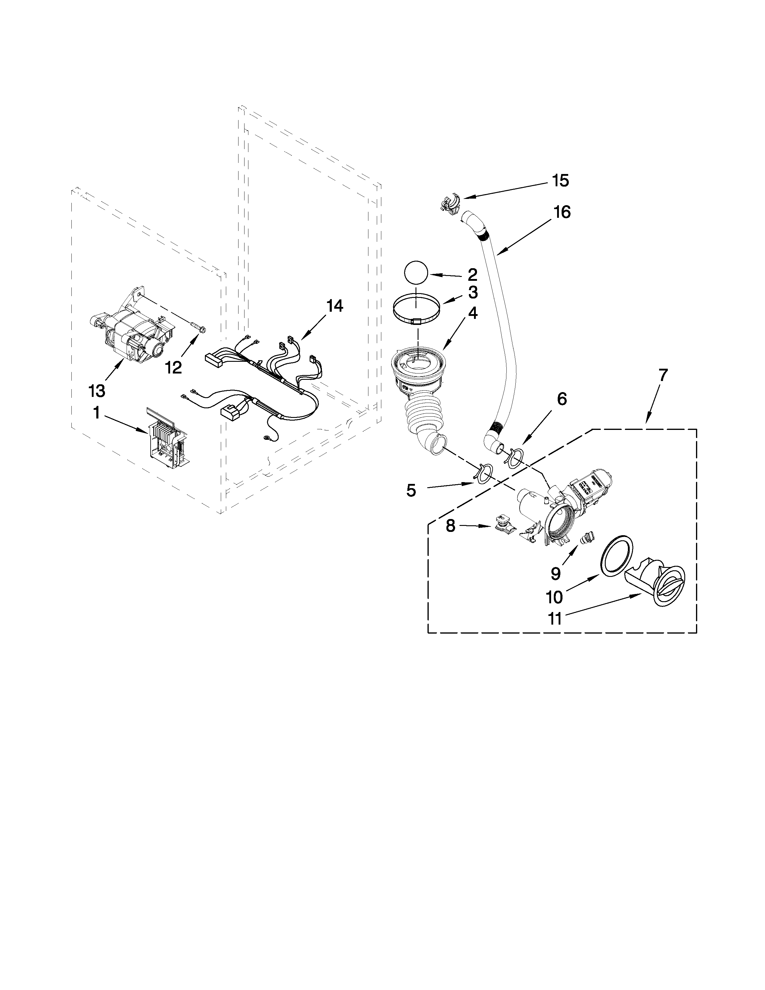 Pump and motor parts