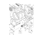 Whirlpool WGD5700XW0 bulkhead parts diagram