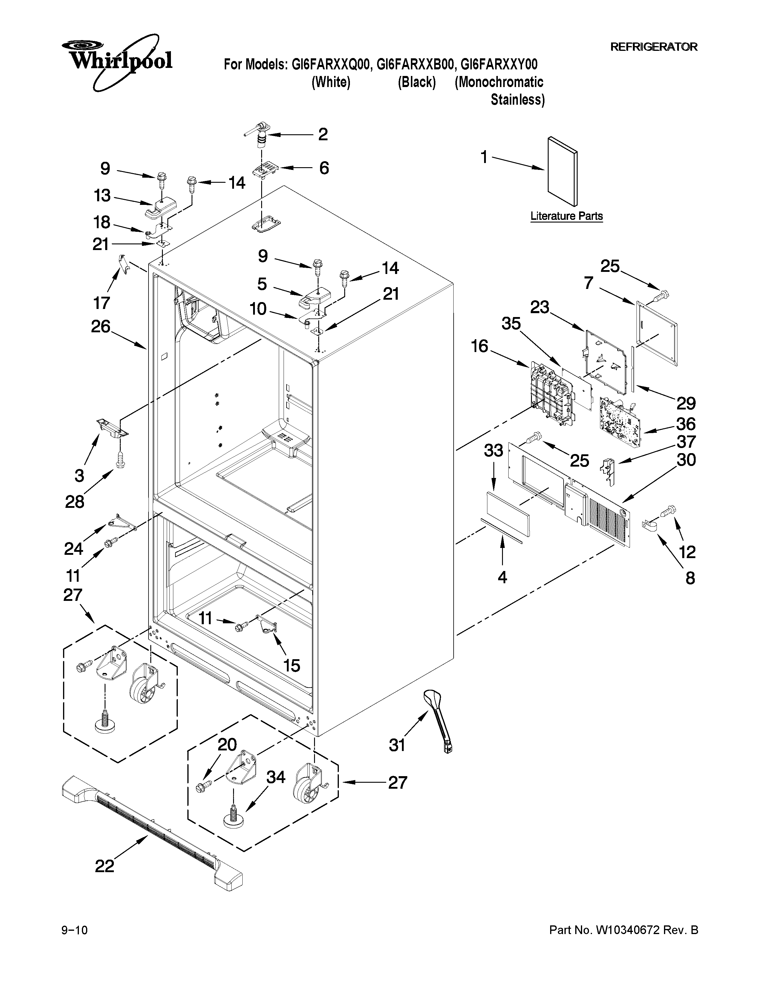 Cabinet parts