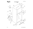 Whirlpool 5GR2SHKXLQ05 cabinet parts diagram