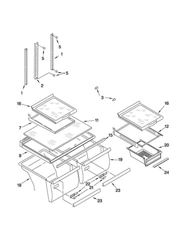 Shelf parts