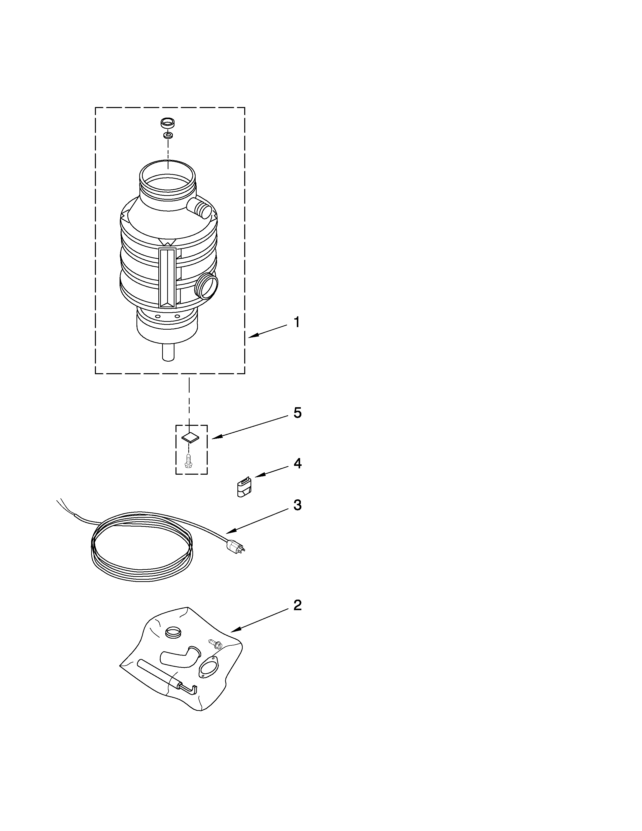 Lower housing and motor parts