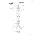 Whirlpool GC5000XE5 upper housing and flange parts diagram