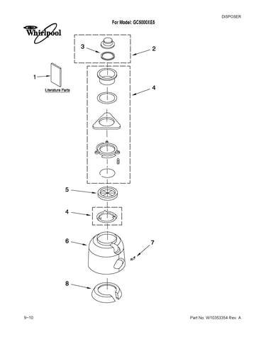Upper housing and flange parts