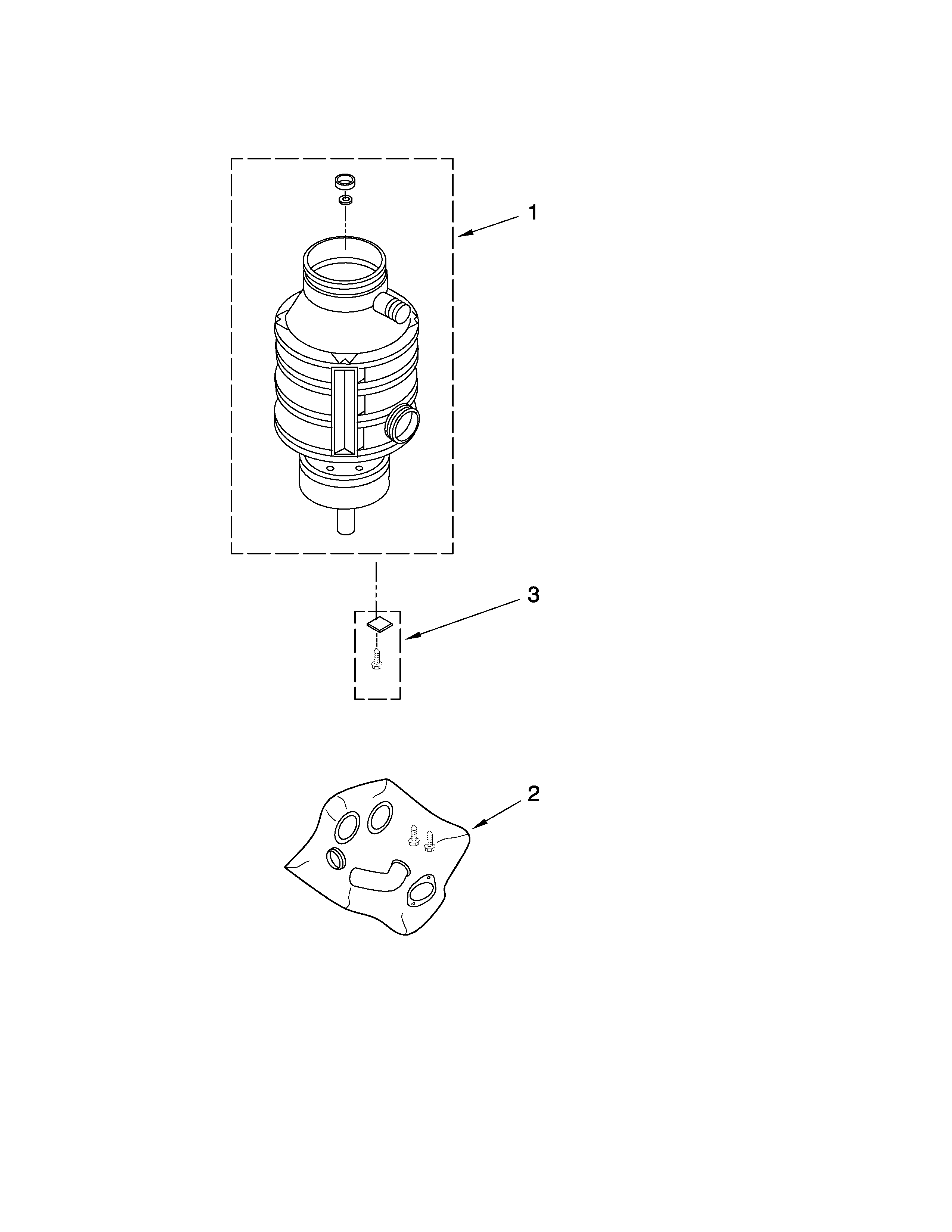 Lower housing and motor parts