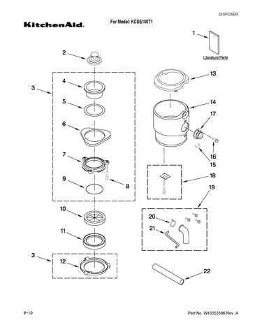 Housing and flange parts