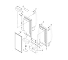 KitchenAid KBFS22EWWH2 refrigerator door parts diagram