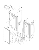 Refrigerator door parts