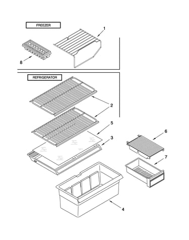Shelf parts