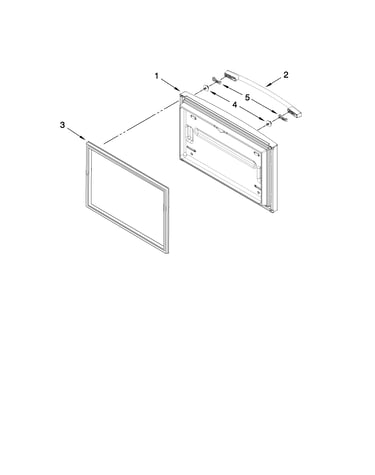 Freezer door parts