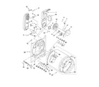 Maytag MGDC200XW0 bulkhead parts diagram