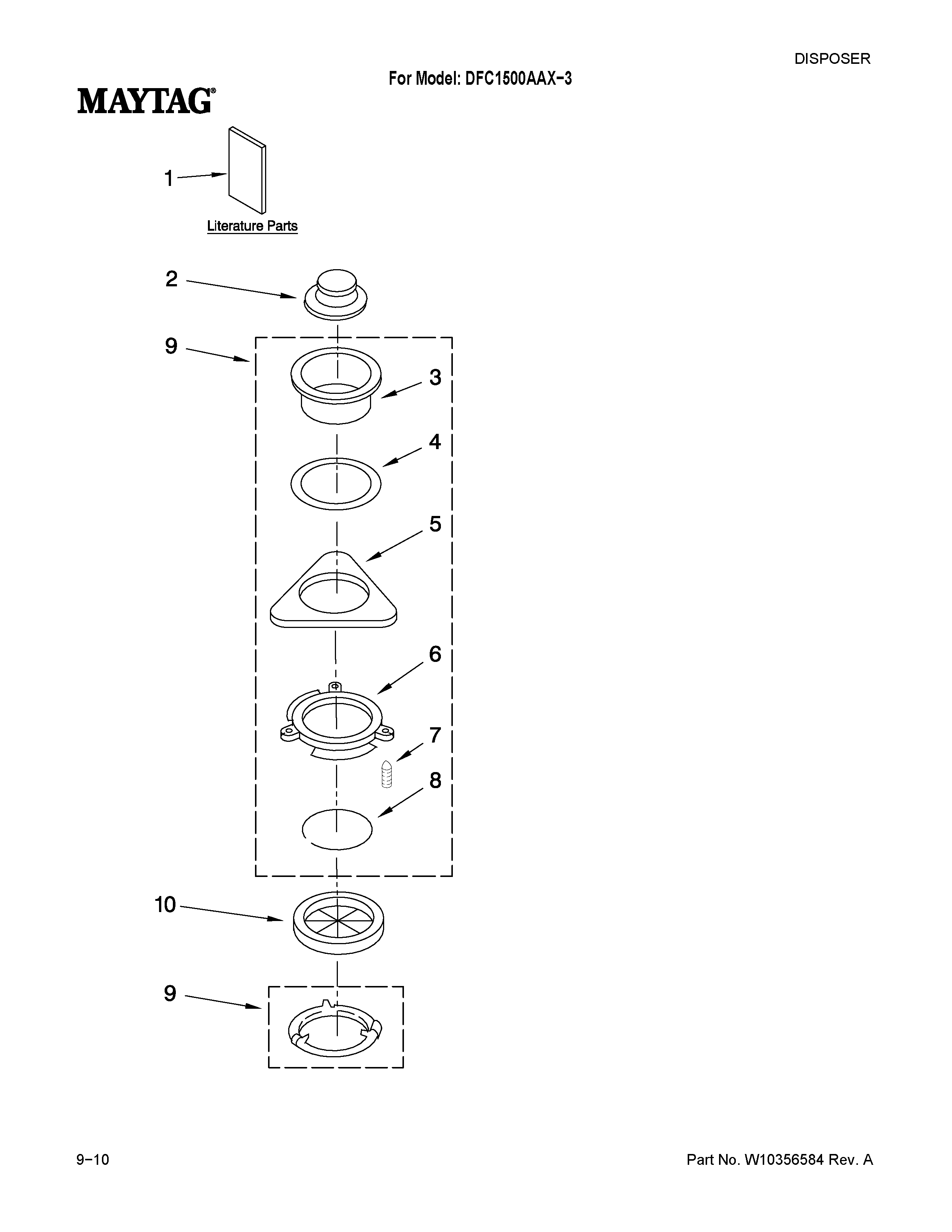 Upper housing and flange parts