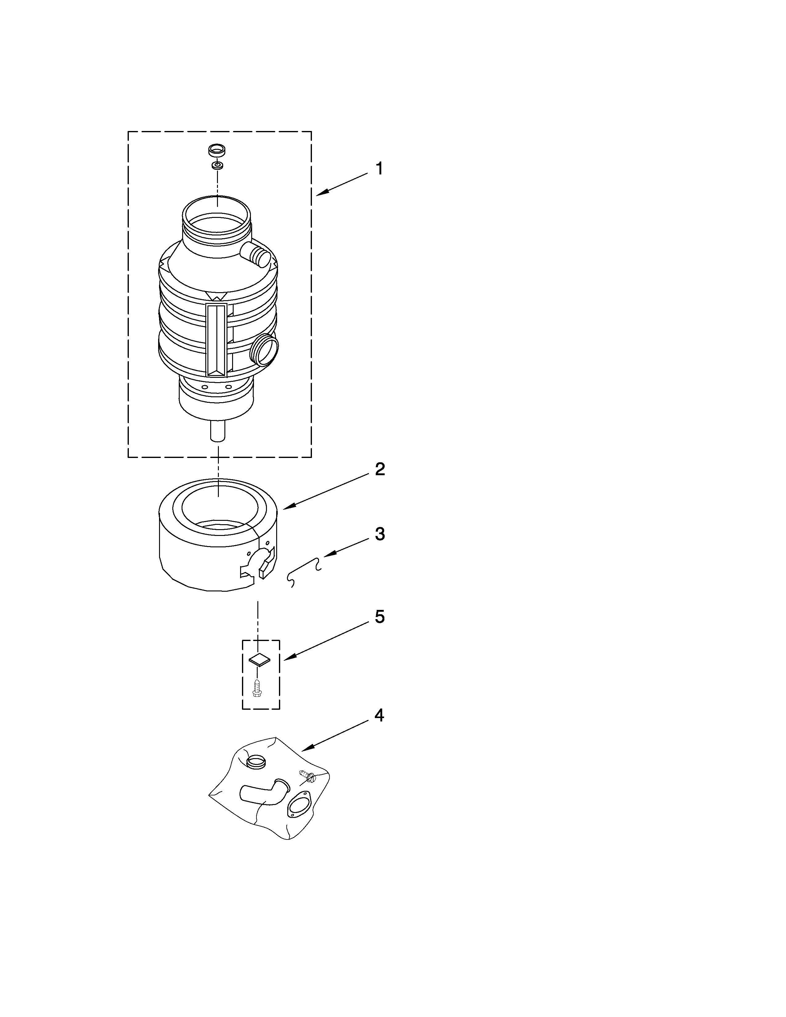 LOWER HOUSING AND MOTOR PARTS