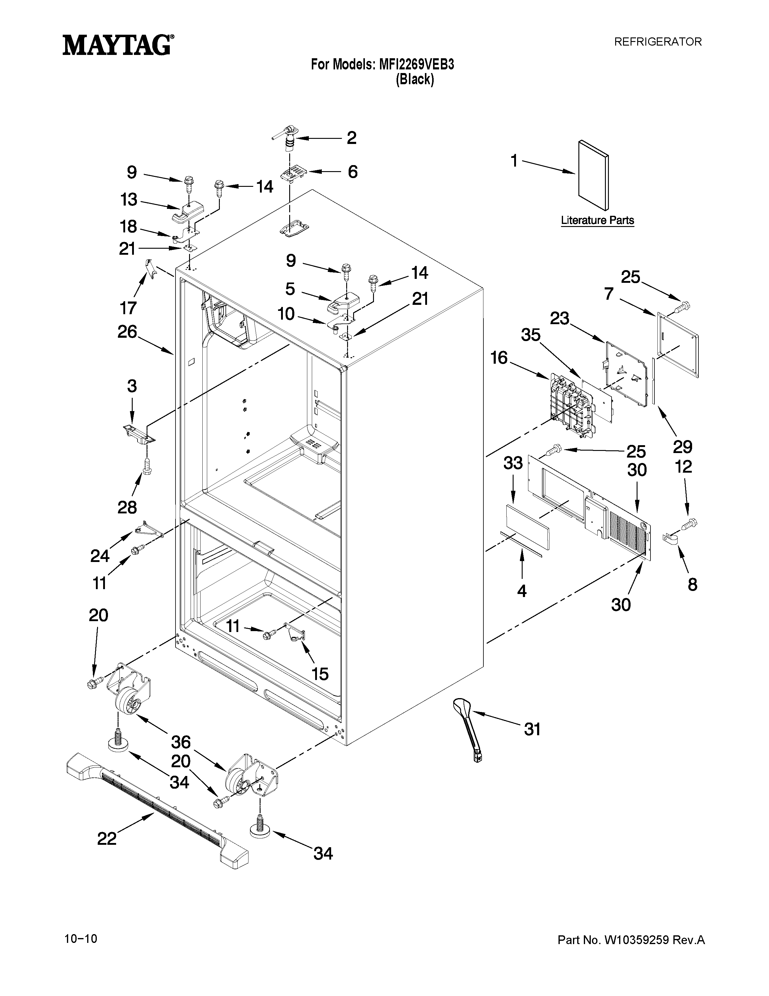 CABINET PARTS