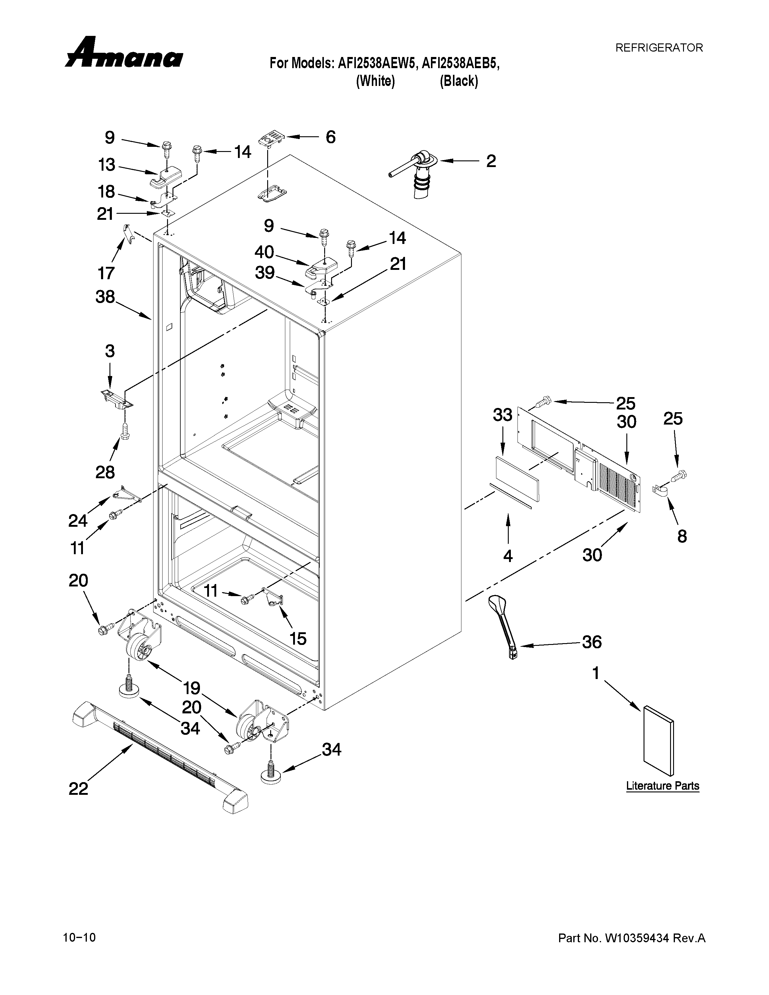 Cabinet parts