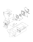 Motor and ice container parts